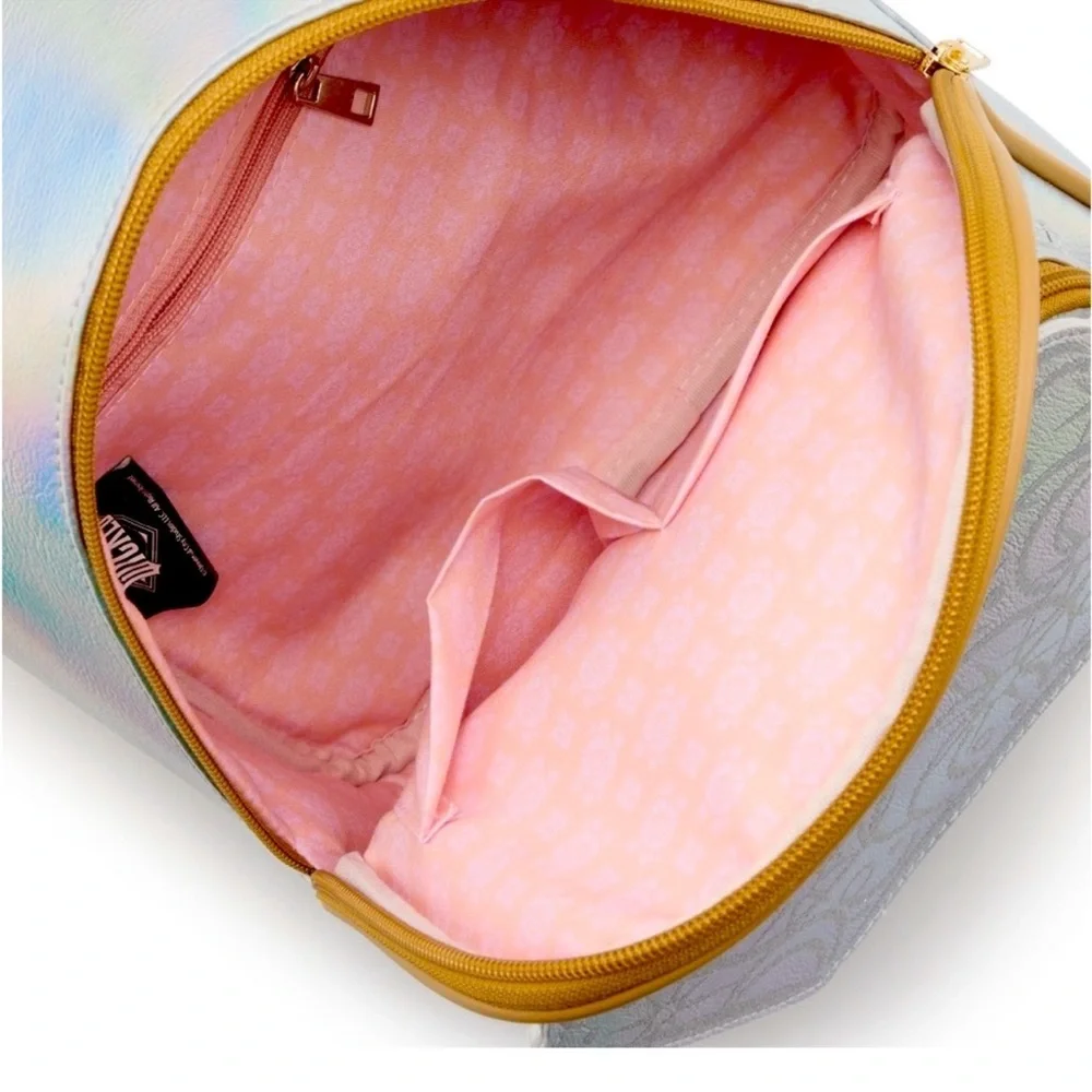 Wicked Glinda Iridescent Mini Backpack with Shell Design